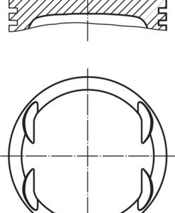 Piston OPEL COMBO Tour 1.4 benzina 90 cai MAHLE ORIGINAL 012 19 02