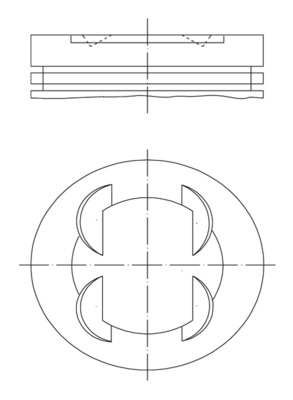 Piston OPEL ADAM (M13) 1.4 LPG Benzina/Autogaz (GPL) 87 cai MAHLE ORIGINAL 011 PI 00110 000