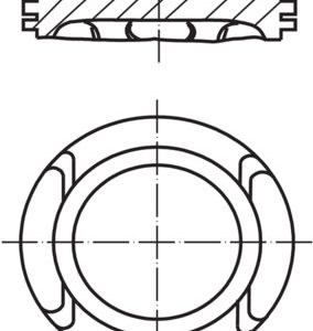 Piston OPEL MOVANO B caroserie (X62) 2.3 CDTI RWD (FV) diesel 101 cai MAHLE ORIGINAL 021 PI 00116 000