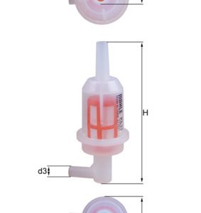 Filtru combustibil OPEL KARL (C16) 1.0 benzina 73 cai MAHLE ORIGINAL KL 33