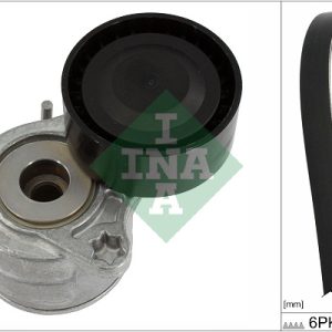 Set curea transmisie cu caneluri OPEL COMBO E Tour / Life (K9) 1.2 benzina 131 cai INA 529 0419 10