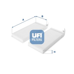 Filtru polen OPEL MOVANO B caroserie (X62) 2.3 CDTI FWD (FV) diesel 131 cai UFI 53.164.00