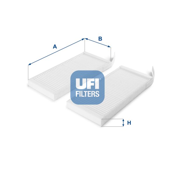Filtru polen OPEL MOVANO B caroserie (X62) 2.3 CDTI FWD (FV) diesel 131 cai UFI 53.164.00