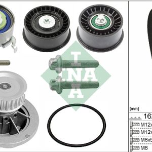Set pompa apa + curea dintata OPEL COMBO Tour 1.6 CNG Benzina/Gaz metan (GNC) 94 cai INA 530 0441 30