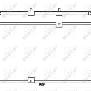 Radiator racire motor OPEL VIVARO A caroserie (X83) 2.0 CDTI (F7) diesel 90 cai NRF 53123