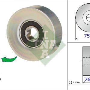 Rola ghidare / conducere curea transmisie OPEL GRANDLAND / GRANDLAND X (A18, P1UO) 1.6 Turbo Hybrid benzina/elector 224 cai INA 532 0676 10