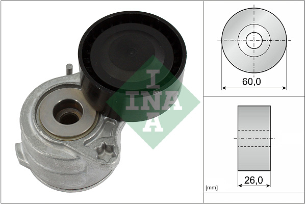 Intinzator curea transmisie OPEL MOKKA 1.2 (76) benzina 101 cai INA 534 0653 10