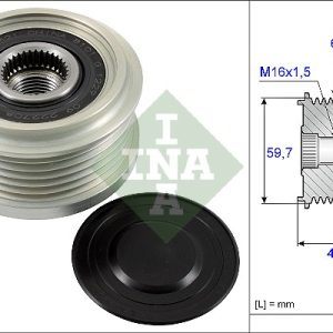 Fulie alternator OPEL MOKKA / MOKKA X (J13) 1.7 CDTI (_76) diesel 131 cai INA 535 0228 10