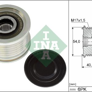 Fulie alternator OPEL COMBO Autoutilitara/limuzina spatioasa (K9) 1.5 D 4x4 diesel 131 cai INA 535 0317 10