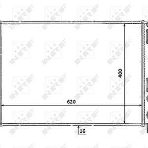 Radiator racire motor OPEL COMBO Autoutilitara/limuzina spatioasa (X12) 2.0 CDTI (B05) diesel 135 cai NRF 53935