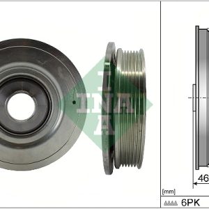 Fulie curea arbore cotit OPEL MOVANO A bus (X70) 2.5 DTI (JD) diesel 115 cai INA 544 0094 10