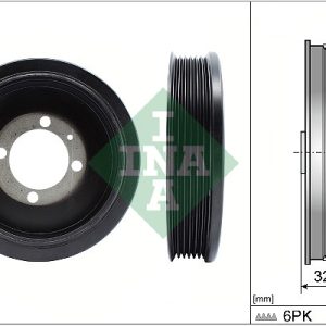 Fulie curea arbore cotit OPEL MOKKA / MOKKA X (J13) 1.7 CDTI 4x4 (_76) diesel 131 cai INA 544 0123 10