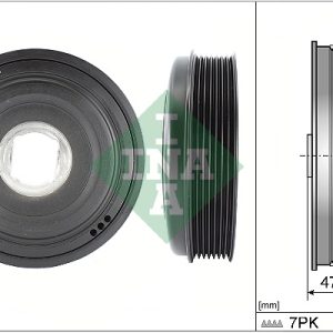 Fulie curea arbore cotit OPEL MOVANO B platou / sasiu (X62) 2.3 CDTI FWD (EV, HV, UV) diesel 101 cai INA 544 0136 10