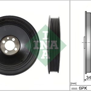 Fulie curea arbore cotit OPEL CASCADA (W13) 2.0 CDTI (67) diesel 165 cai INA 544 0157 10