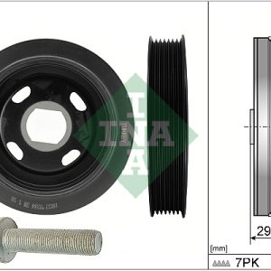 Set fulie arbore cotit OPEL VIVARO B caroserie (X82) 1.6 CDTI (05) diesel 121 cai INA 544 0179 20