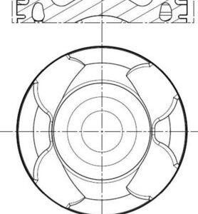 Piston OPEL MOKKA / MOKKA X (J13) 1.6 CDTI (_76) diesel 136 cai MAHLE ORIGINAL 011 PI 00119 000