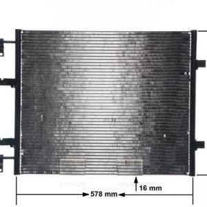 Condensator climatizare OPEL VIVARO A platou / sasiu (X83) 2.0 16V benzina 120 cai MAHLE ORIGINAL AC 708 000S