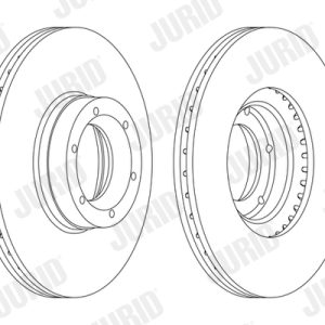 Disc frana OPEL MOVANO A caroserie (X70) 3.0 DTI (FD) diesel 136 cai JURID 562105JC
