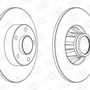 Disc frana OPEL VIVARO A caroserie (X83) 2.0 CDTI (F7) diesel 114 cai CHAMPION 562211CH-1
