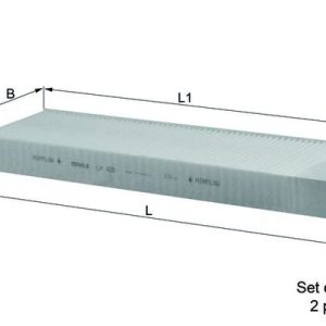 Filtru polen OPEL COMBO Autoutilitara/limuzina spatioasa (K9) 1.6 D diesel 75 cai MAHLE ORIGINAL LA 428/S