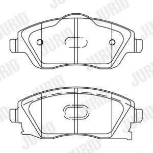 Placute frana OPEL COMBO Autoutilitara/limuzina spatioasa 1.4 16V benzina 90 cai JURID 573011J