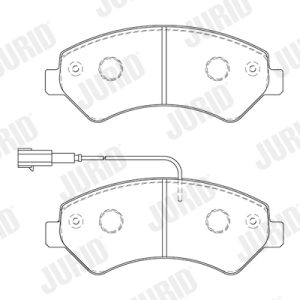 Placute frana OPEL MOVANO C platou / sasiu (U9) 2.2 D diesel 165 cai JURID 573849J