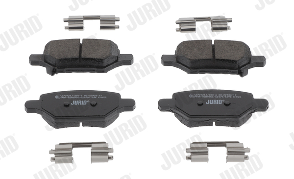 Placute frana OPEL MOKKA / MOKKA X (J13) 1.6 (_76) benzina 116 cai JURID 573921J