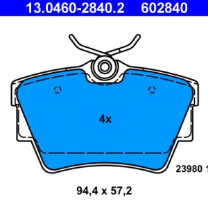 Placute frana OPEL VIVARO A caroserie (X83) 2.5 CDTI (F7) diesel 114 cai ATE 13.0460-2840.2