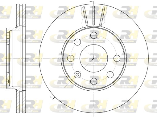 Disc frana OPEL COMBO Autoutilitara/limuzina spatioasa (71_) 1.7 D diesel 60 cai ROADHOUSE 6061.10