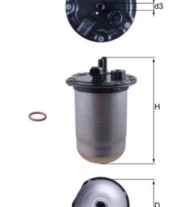 Filtru combustibil OPEL VIVARO B bus (X82) 1.6 CDTI (06) diesel 90 cai MAHLE ORIGINAL KL 1132D