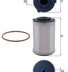 Filtru combustibil OPEL MOVANO C platou / sasiu (U9) 2.2 D diesel 120 cai MAHLE ORIGINAL KX 655D