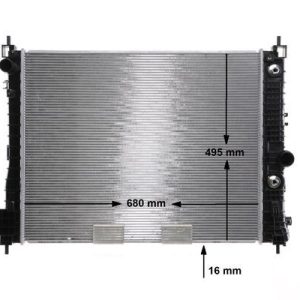 Radiator racire motor OPEL MOKKA / MOKKA X (J13) 1.6 CDTI (_76) diesel 136 cai MAHLE ORIGINAL CR 2263 000S