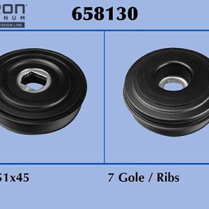 Fulie curea arbore cotit OPEL MOVANO B platou / sasiu (X62) 2.3 CDTI FWD (EV, HV, UV) diesel 170 cai MALO 658130
