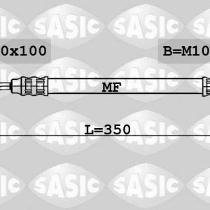 Furtun frana OPEL MOVANO A bus (X70) 2.2 DTI (JD) diesel 90 cai SASIC 6604019