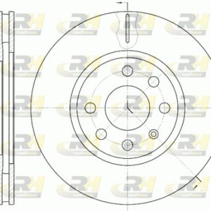 Disc frana OPEL COMBO Tour 1.7 DTI 16V diesel 75 cai ROADHOUSE 6611.10