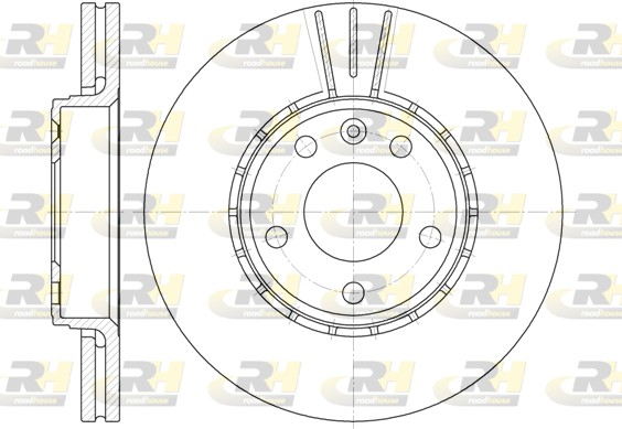 Disc frana OPEL VIVARO A caroserie (X83) 2.0 CDTI (F7) diesel 90 cai ROADHOUSE 6682.10