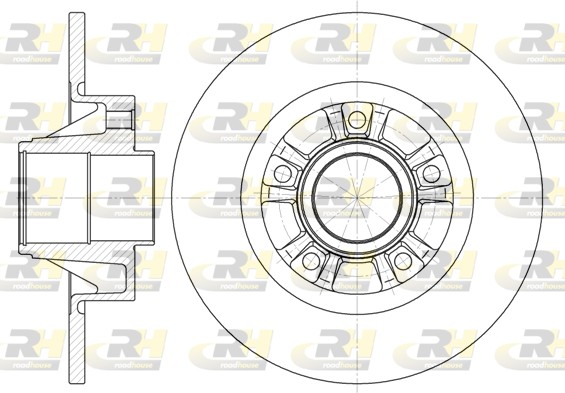 Disc frana OPEL VIVARO A bus (X83) 2.0 CDTI (F7, J7, A07) diesel 90 cai ROADHOUSE 6733.00