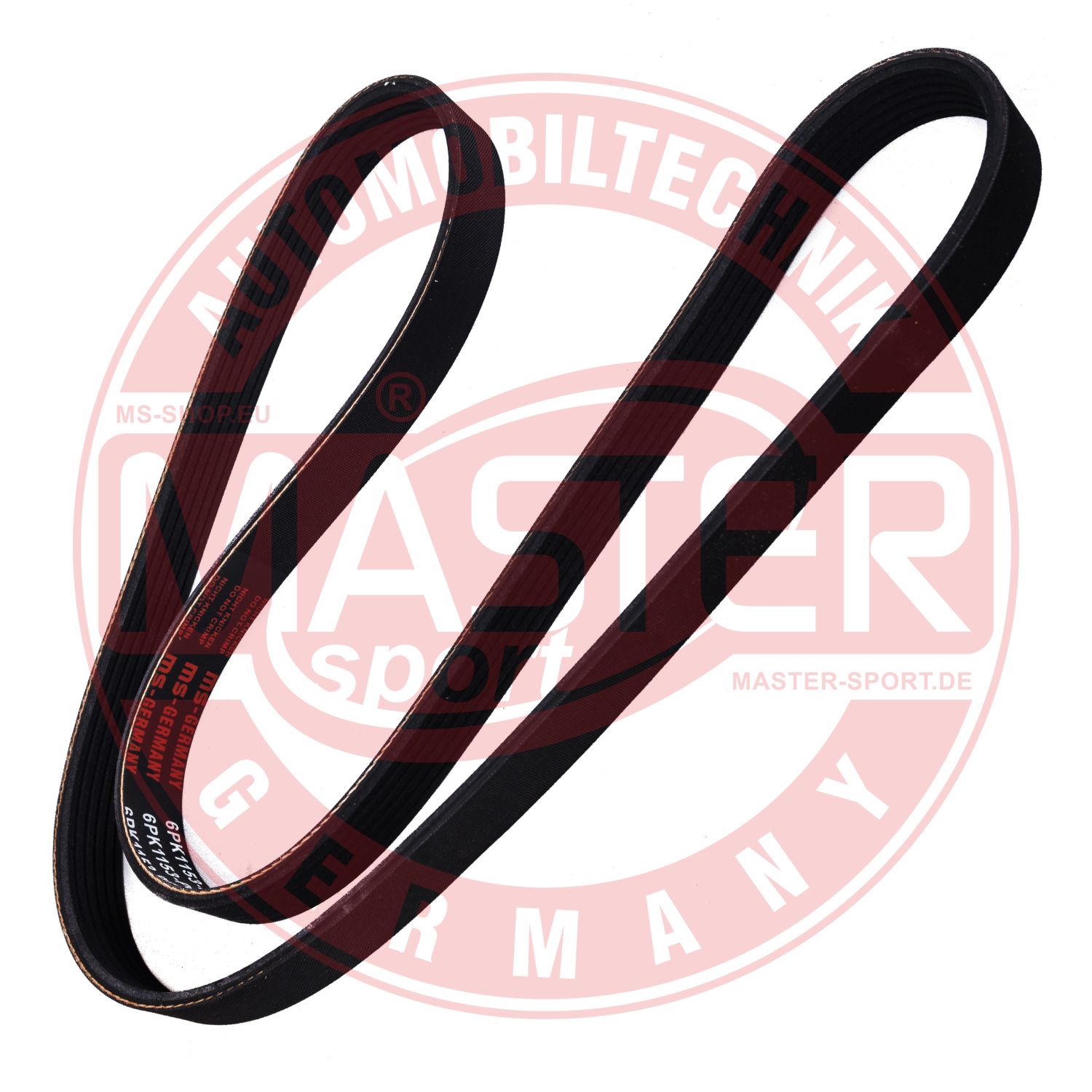 Curea transmisie cu caneluri OPEL MOVANO A platou / sasiu (X70) 2.2 DTI (ED, HD, UD0, UD4) diesel 90 cai MASTERSPORT GERMANY 6PK1153-PCS-MS