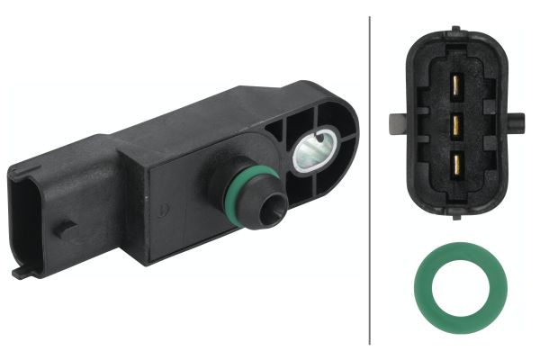 Senzor presiune supraalimentare OPEL VIVARO A platou / sasiu (X83) 2.0 CDTI diesel 114 cai HELLA 6PP 009 400-751