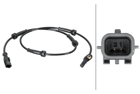 Senzor turatie roata OPEL VIVARO A platou / sasiu (X83) 2.5 CDTI diesel 146 cai HELLA 6PU 012 806-631