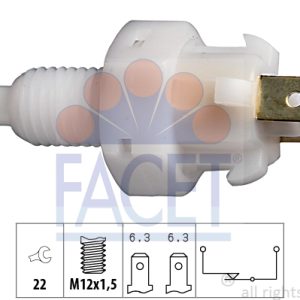 Comutator lumini frana OPEL COMBO Autoutilitara/limuzina spatioasa (71_) 1.4 benzina 60 cai FACET 7.1004