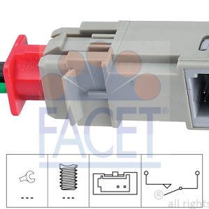 Comutator actionare ambreiaj (Tempomat) OPEL COMBO Autoutilitara/limuzina spatioasa 1.7 DTI 16V diesel 75 cai FACET 7.1207