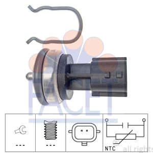 Senzor temperatura lichid de racire OPEL MOVANO B caroserie (X62) 2.3 CDTI RWD (FV) diesel 136 cai FACET 7.3337