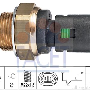 Comutator temperatura ventilator radiator OPEL MOVANO A caroserie (X70) 1.9 DTI (FD) diesel 80 cai FACET 7.5128
