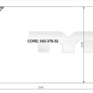 Radiator racire motor OPEL COMBO Autoutilitara/limuzina spatioasa 1.4 16V benzina 90 cai TYC 725-0007