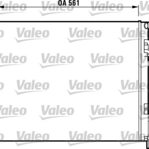 Radiator racire motor OPEL VIVARO A caroserie (X83) 1.9 DTI (F7) diesel 101 cai VALEO 732853