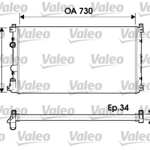 Radiator racire motor OPEL MOVANO A caroserie (X70) 2.5 DTI (FD) diesel 115 cai VALEO 732918