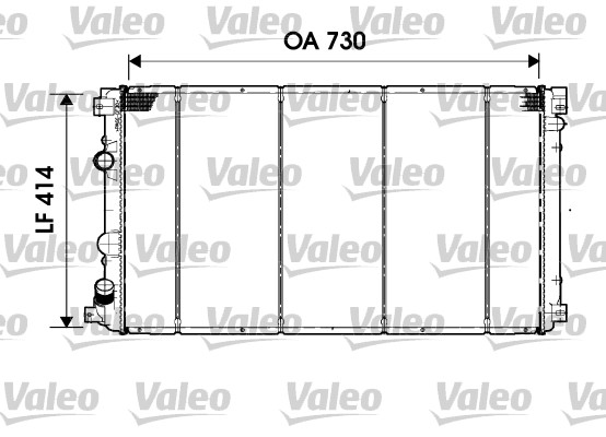 Radiator racire motor OPEL MOVANO A bus (X70) 2.5 CDTI (JD) diesel 146 cai VALEO 732919