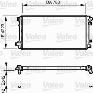 Radiator racire motor OPEL MOVANO A caroserie (X70) 2.5 CDTI (FD) diesel 101 cai VALEO 735112
