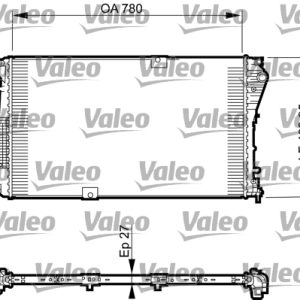 Radiator racire motor OPEL VIVARO A platou / sasiu (X83) 2.0 CDTI diesel 90 cai VALEO 735599